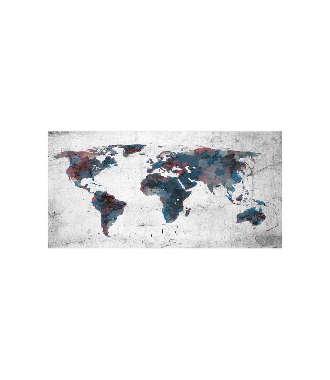 Papier Peint XXL World Map on the Wall 270x550cm-2