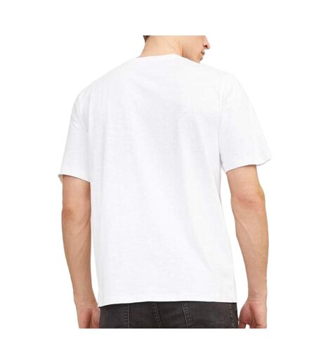 T-shirt blanc homme jack & jones 12255042 - 3xl