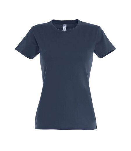 SOLS - T-shirt manches courtes IMPERIAL - Femme (Bleu pâle) - UTPC291