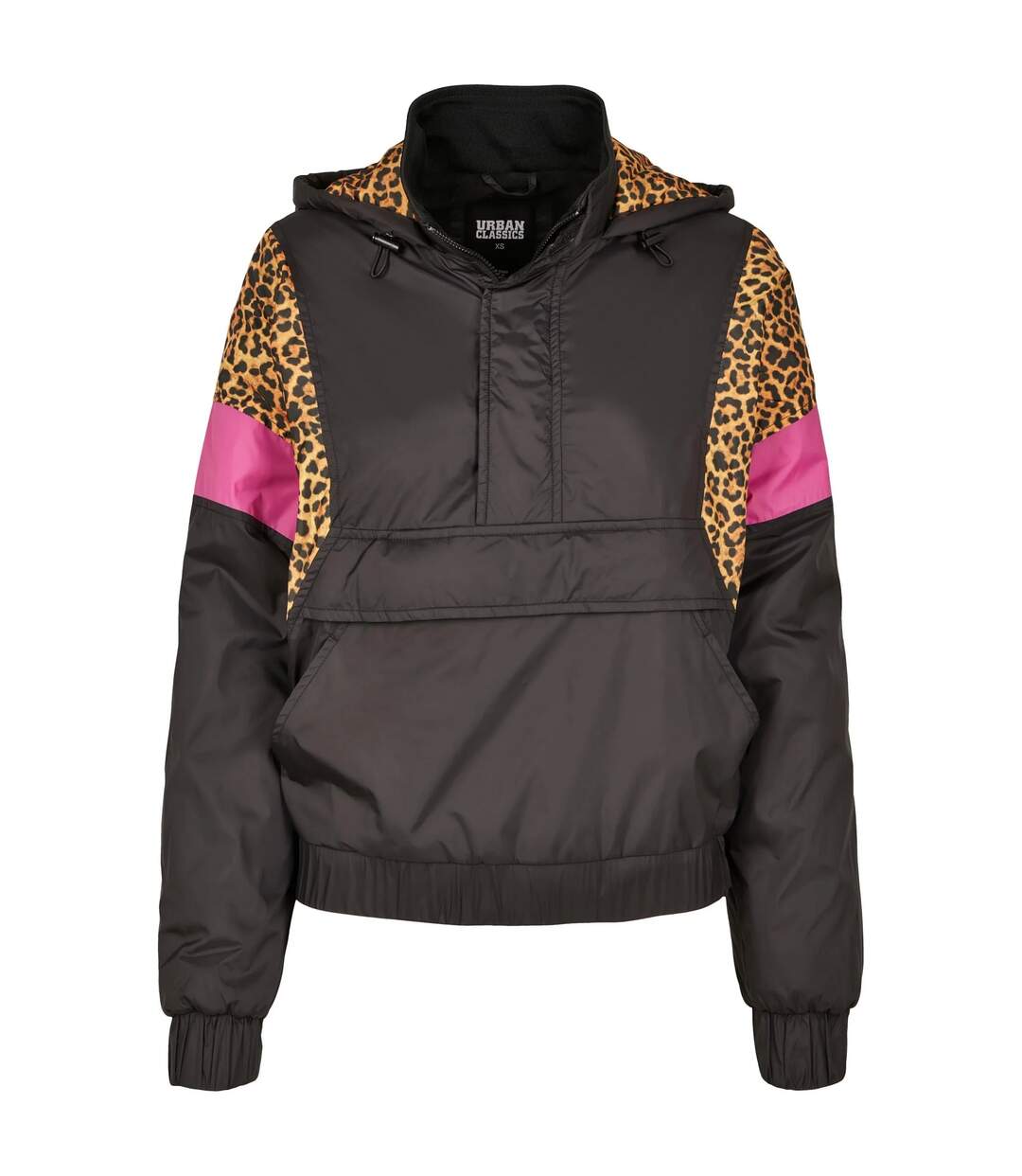 Veste Motif/style Imprimé Léopard Femme Noir Urban Classics-1