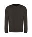 Sweatshirt unisexe marron foncé Awdis