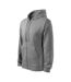 Veste À Capuche Trendy Homme Gris Foncé Malfini-3