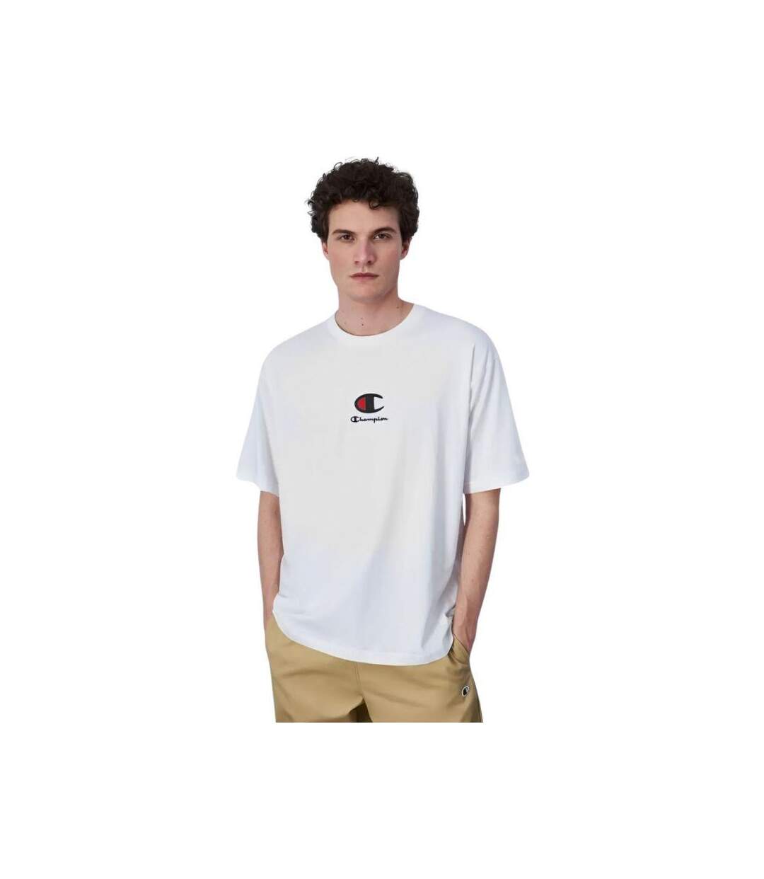 T-shirt Homme Blanc Champion-1