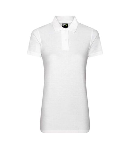 PRO RTX Womens/Ladies Pro Piqu Polo Shirt (White) - UTPC3016