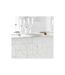 Nappe Antitache Louxor 140x240cm Blanc & Or-3