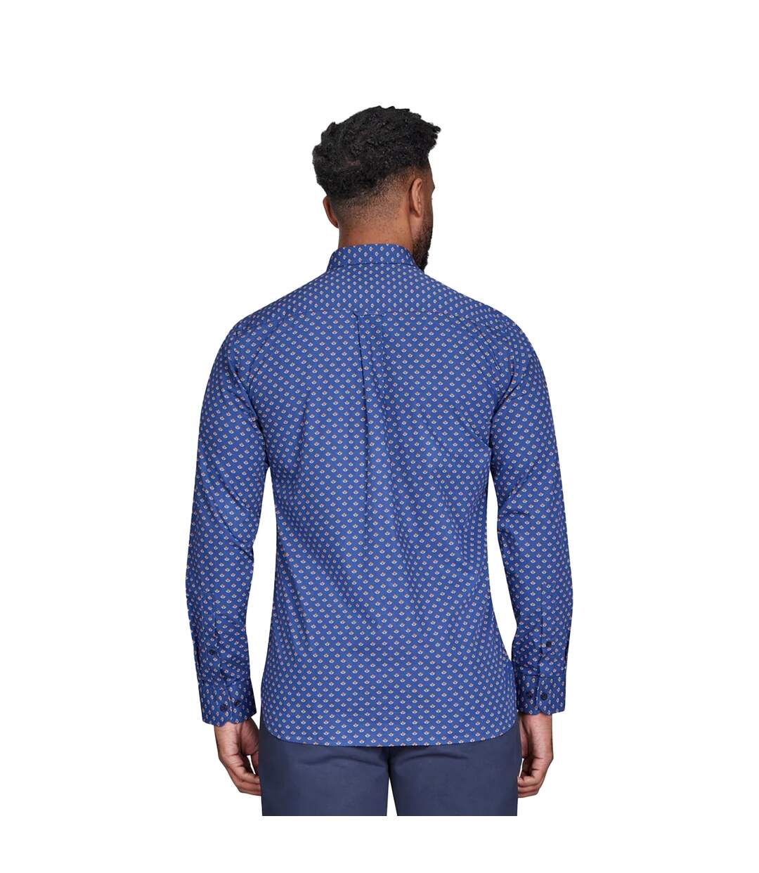 Chemise homme bleu marine / orange Raging Bull Raging Bull