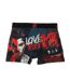 Boxer marine/rouge homme freegun love hate rock - l-2