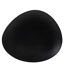 Lot de 6 Assiettes à Dessert Galet 23cm Noir-1