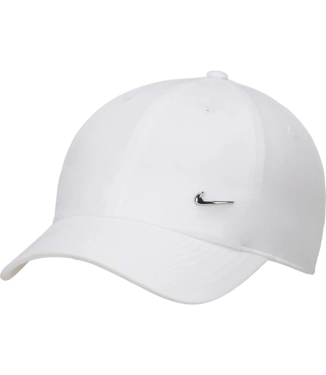 Casquette De Baseball Motif/style Swoosh Métallique Df Club Adulte Blanc Nike-1