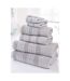 Rapport Towel Bale Set (Pack of 6) (Silver) (One Size) - UTAG1936