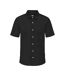 Chemise manches courtes noire homme only & sons cantley-1