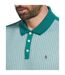 Mens Vertical Stripe Polo Shirt Green Original Penguin-3