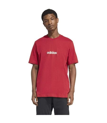 T-shirt Motif/style Linéaire Homme Rouge Adidas