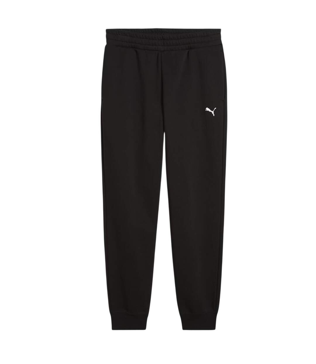 Womens/ladies Essential Jogging Bottoms Black Puma-3