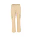 Mens Plain Slim Cargo Trousers Cream SoulCal-1
