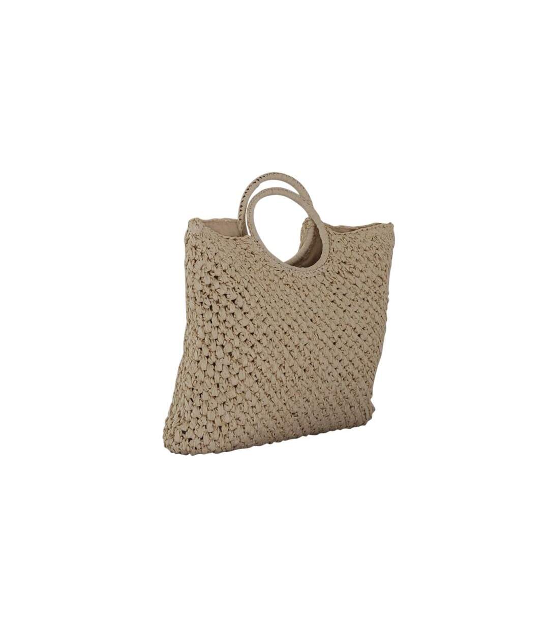 Sac cabas aspect paille ALIXIA