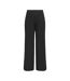 Pantalon côtelé noir femme only wide pant-1
