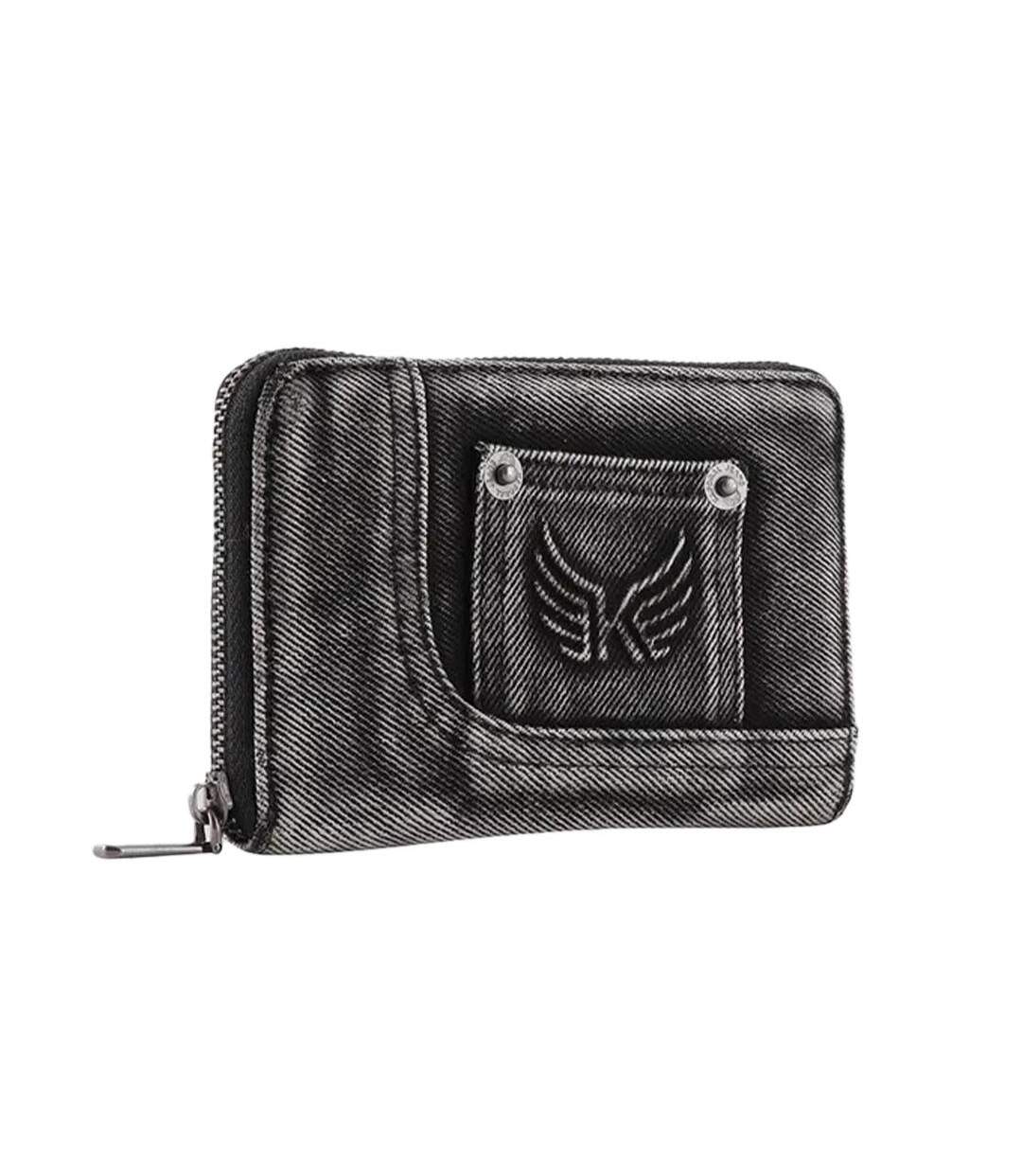 Portefeuille noire femme kaporal mary-1