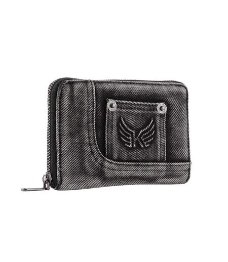 Portefeuille noire femme kaporal mary