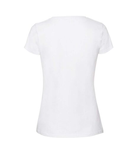 T-shirt Iconic Femme Blanc Fruit Of The Loom