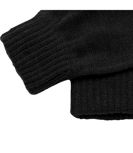 Mitaines / Gants Unisexes Sans Doigts Noir Regatta Professional