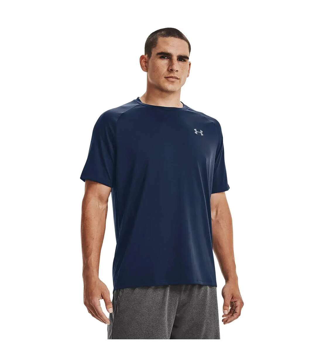 T-shirt tech homme bleu foncé / gris foncé Under Armour