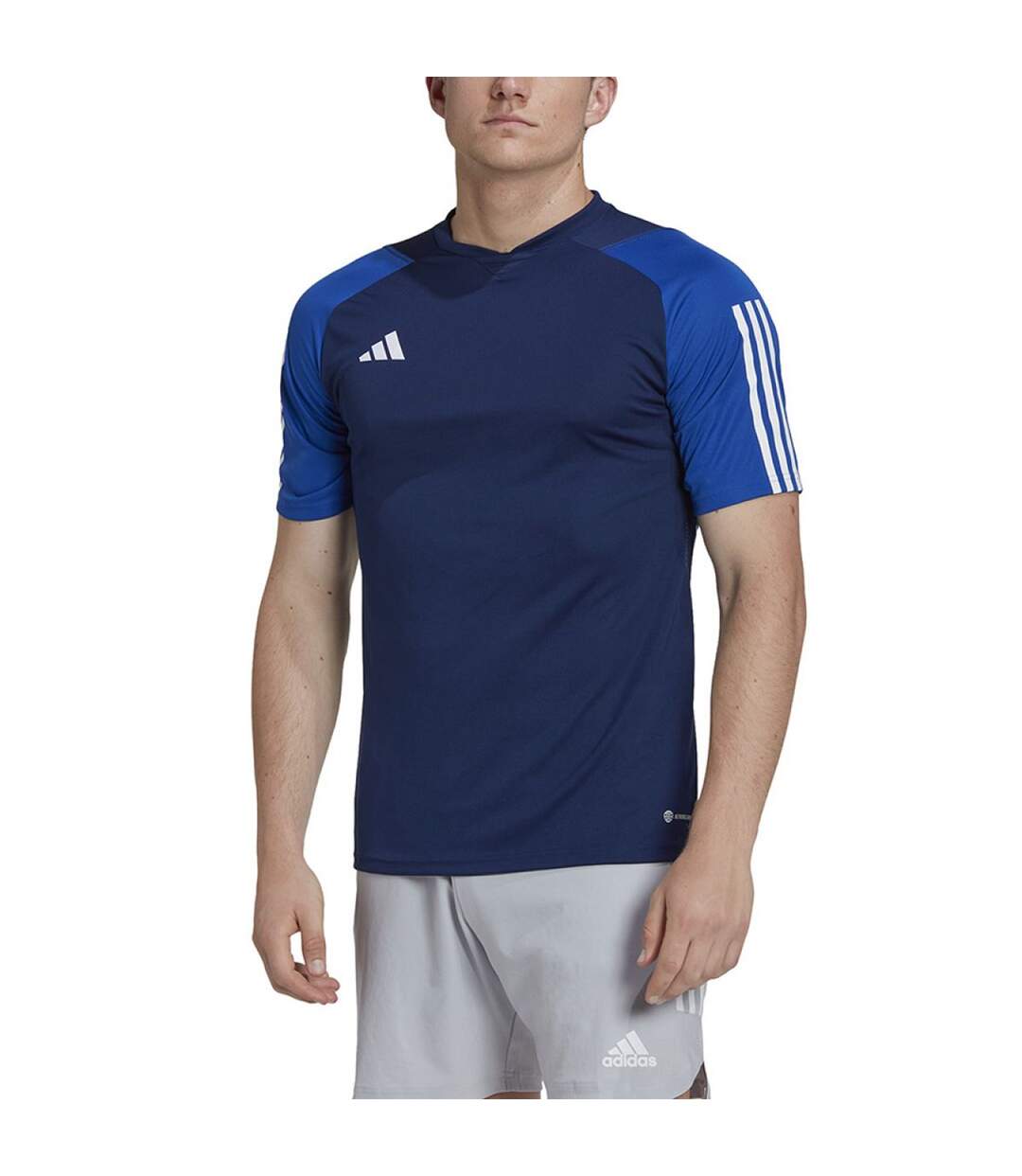 Maillot Compétition Tiro Homme Bleu Marine Adidas-1