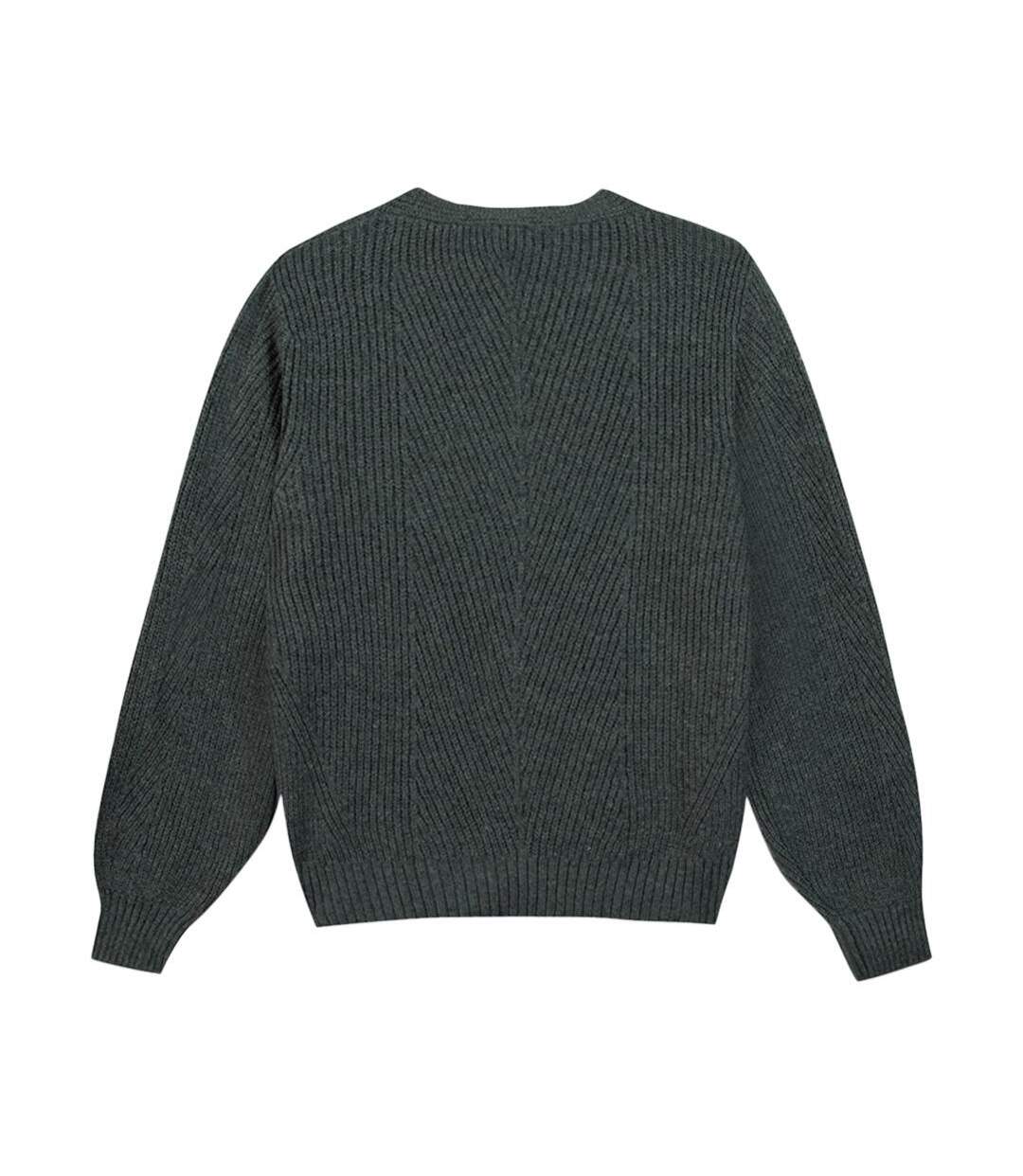 Pull vert/gris femme tbs jennyver - l-2