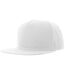 Atlantis Unisex Adult 5 Panel Snapback Baseball Cap (White)