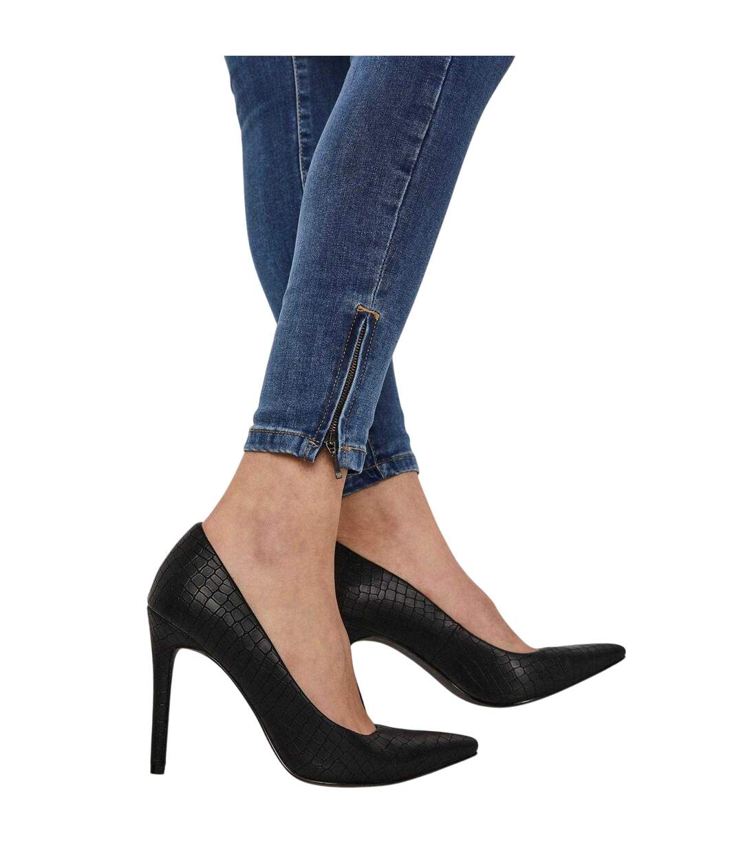 Jean Tilde Femme Bleu Moyen Vero Moda-4