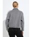 Blouson zippé tissu bouclette uni-2