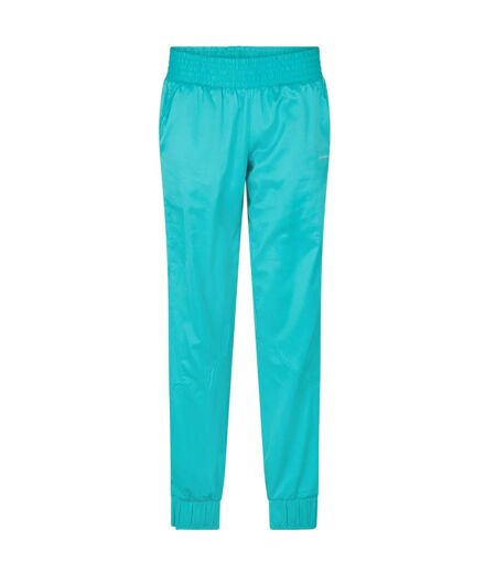 Womens/ladies Slim Tracksuit Bottoms Blue Head