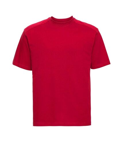 T-shirt homme rouge classique Russell