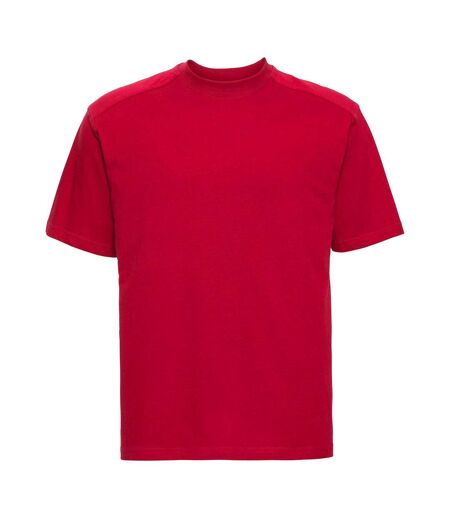 Mens heavyweight t-shirt classic red Russell