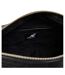 Metal Logo Leather Crossbody Bag One Size Black Kangol-4