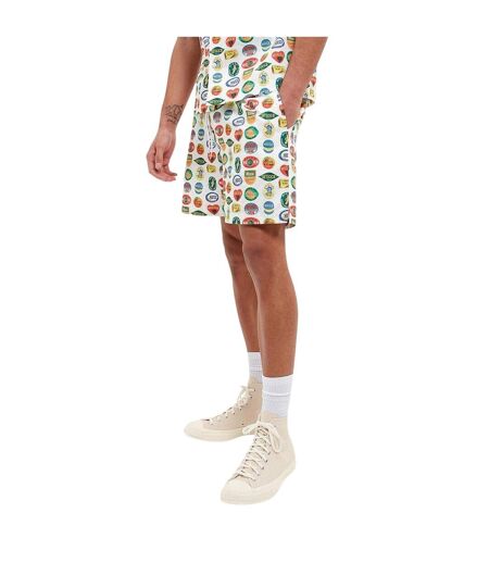 Short Homme Blanc Vert Noir Nicce