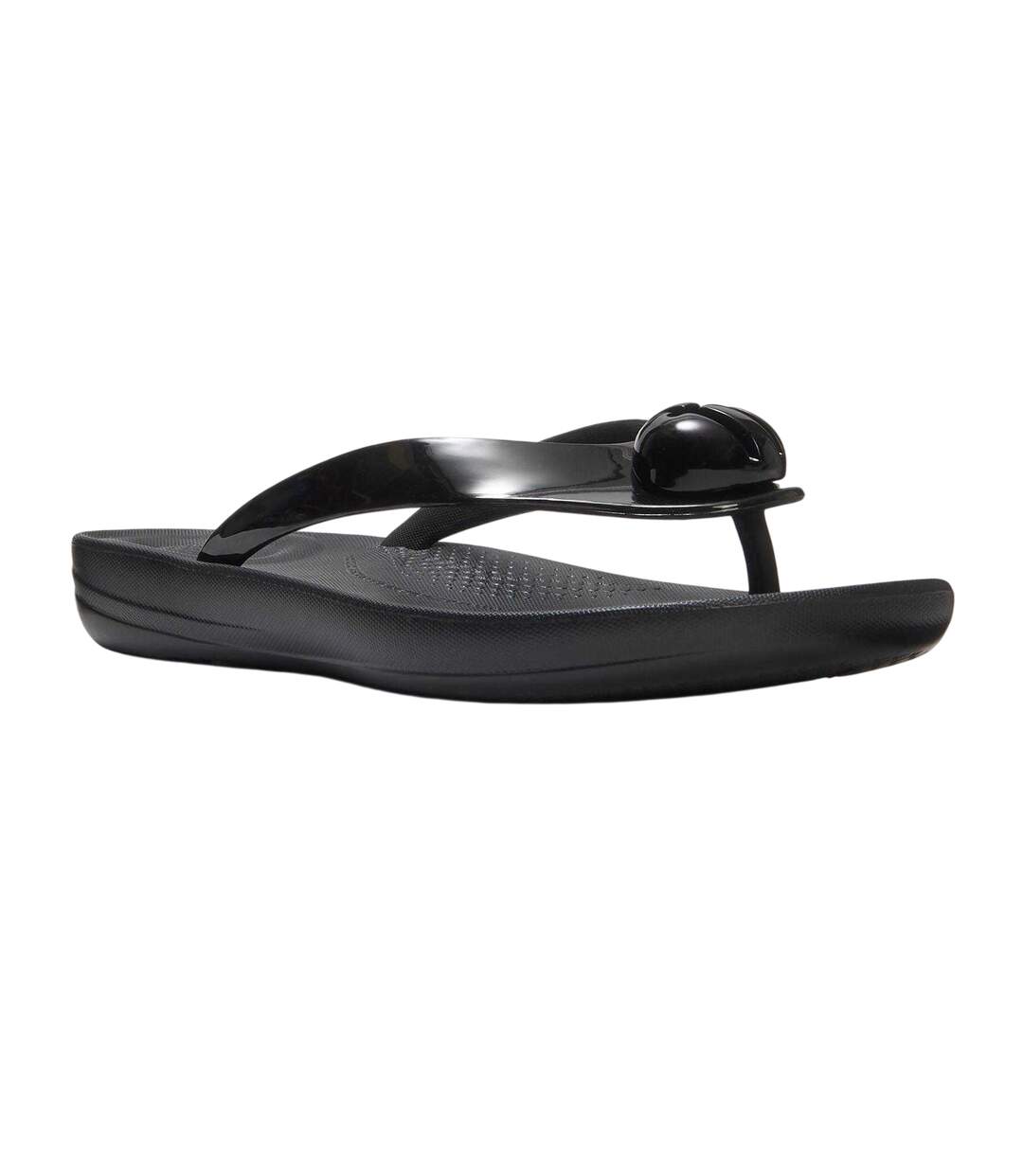 Womens/ladies Platform Flip Flops Black FitFlop-3