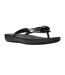 Womens/ladies Platform Flip Flops Black FitFlop-3