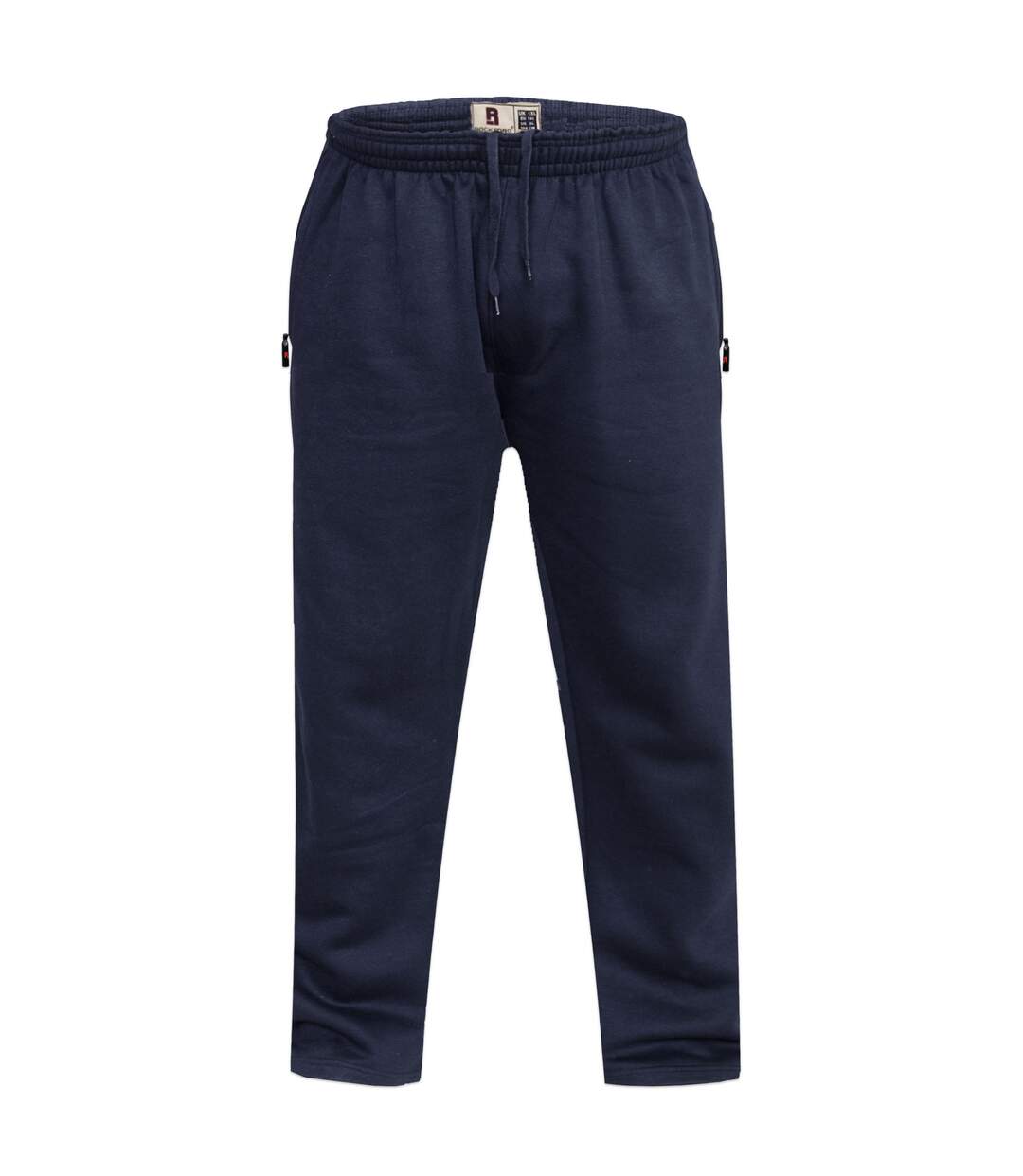 Duke Mens Kingsize Albert Open Hem Jogging Bottoms (Navy) - UTDC134-1