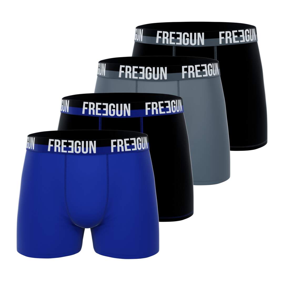 Lot de 4 boxers homme en coton Freegun Freegun-1