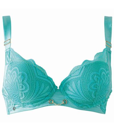 Soutien-gorge ampliforme coque moulée vert Laura