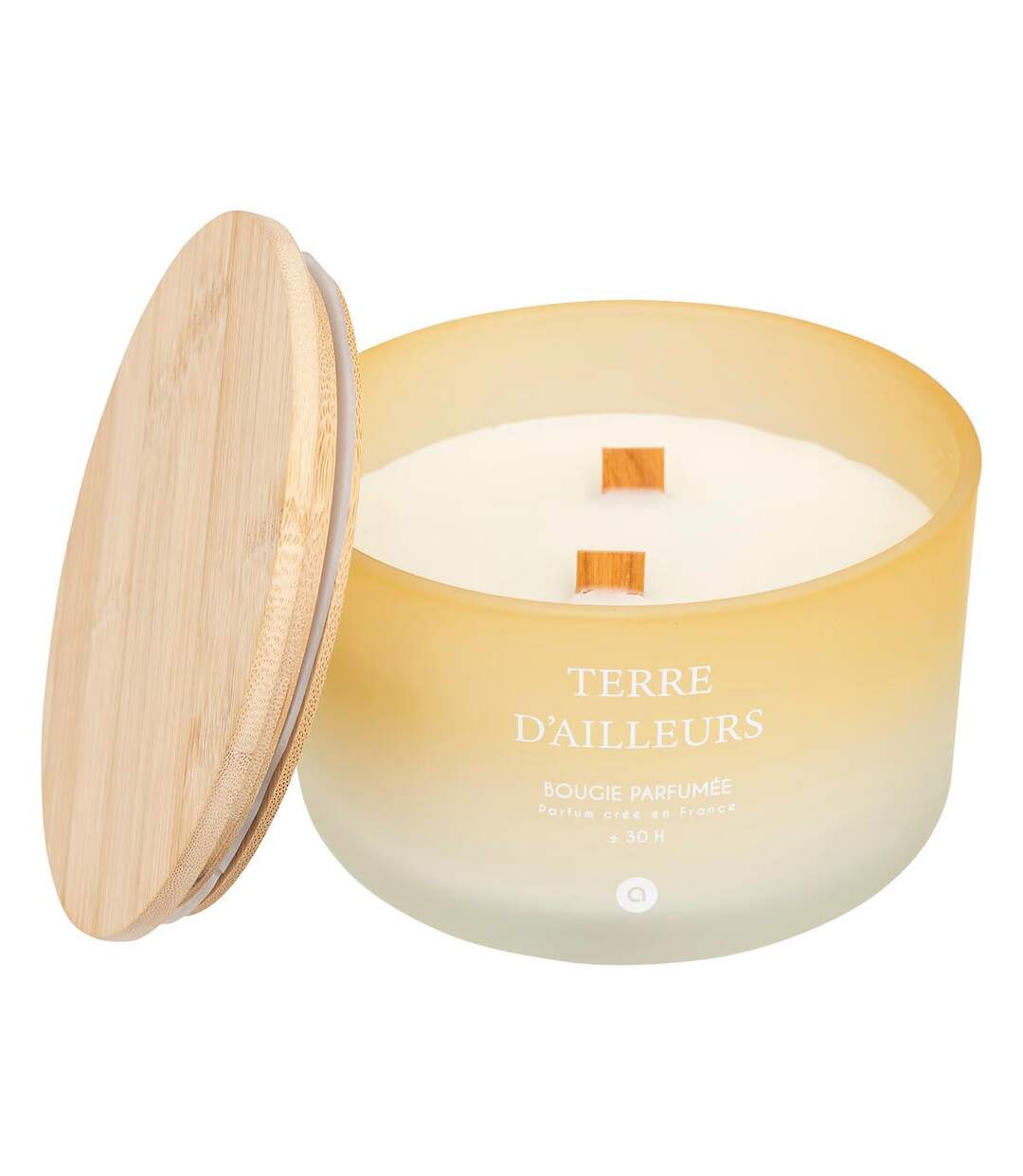 Bougie Parfumée en Verre Sana 420g Terre d'Ailleurs-2