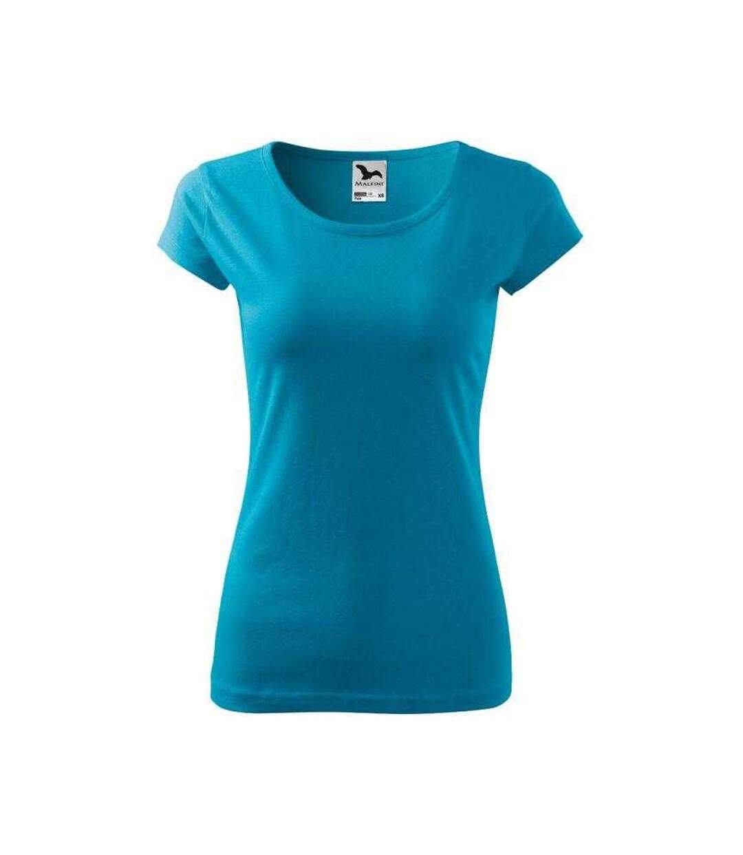 T-shirt Pure Femme Turquoise Vif Malfini-1