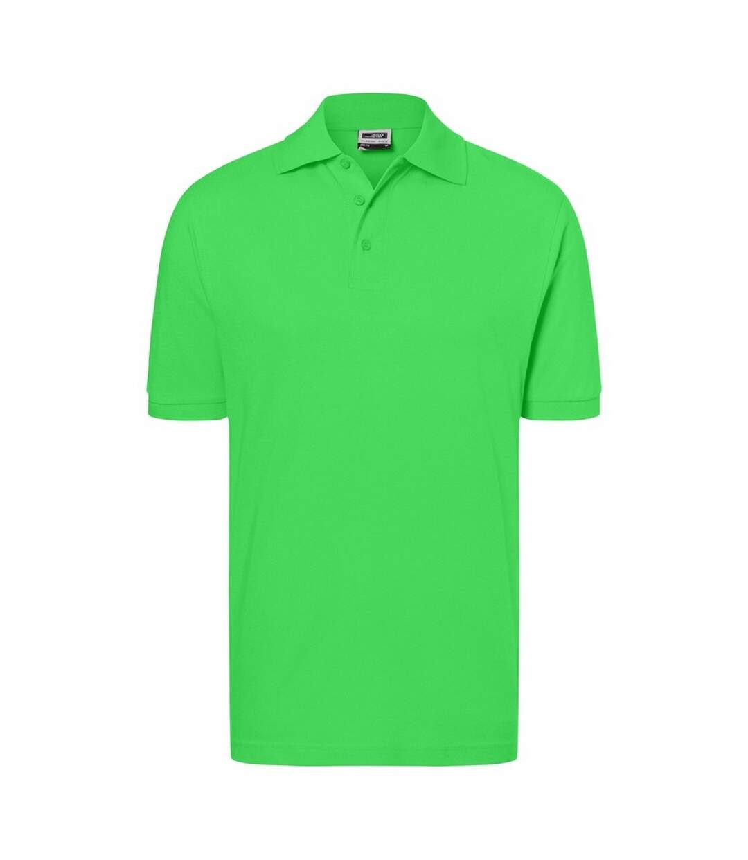 Polo Classic Homme Vert Citron James And Nicholson-1