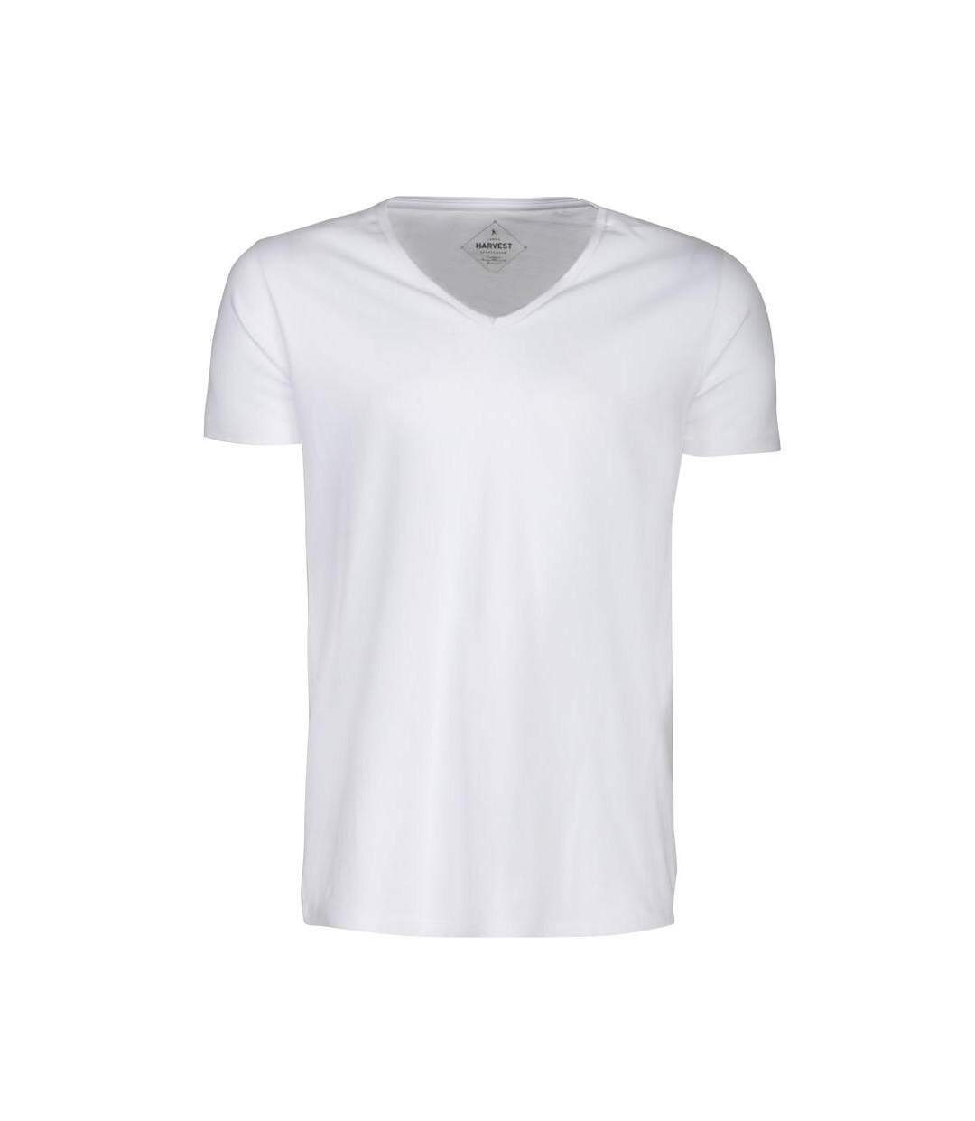 T-shirt Whailford Homme Blanc James Harvest-1