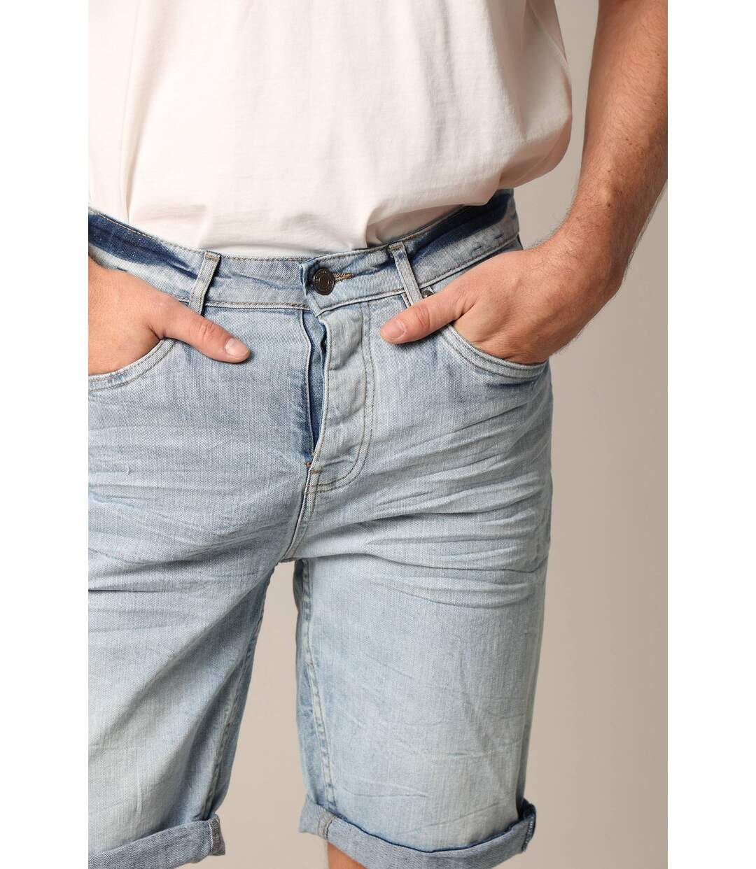 Bermuda à 5 poches pour homme KURT-3