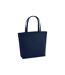 Sac de courses taille unique bleu marine Bagbase