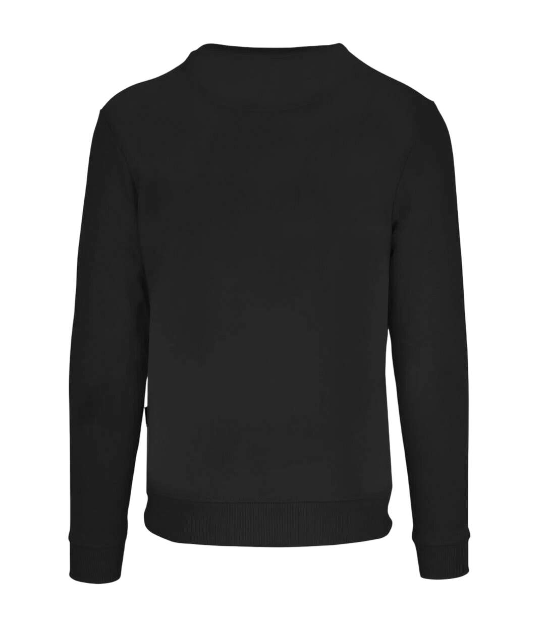 Mens Lettering Crew Neck Sweatshirt Black Aquascutum-2