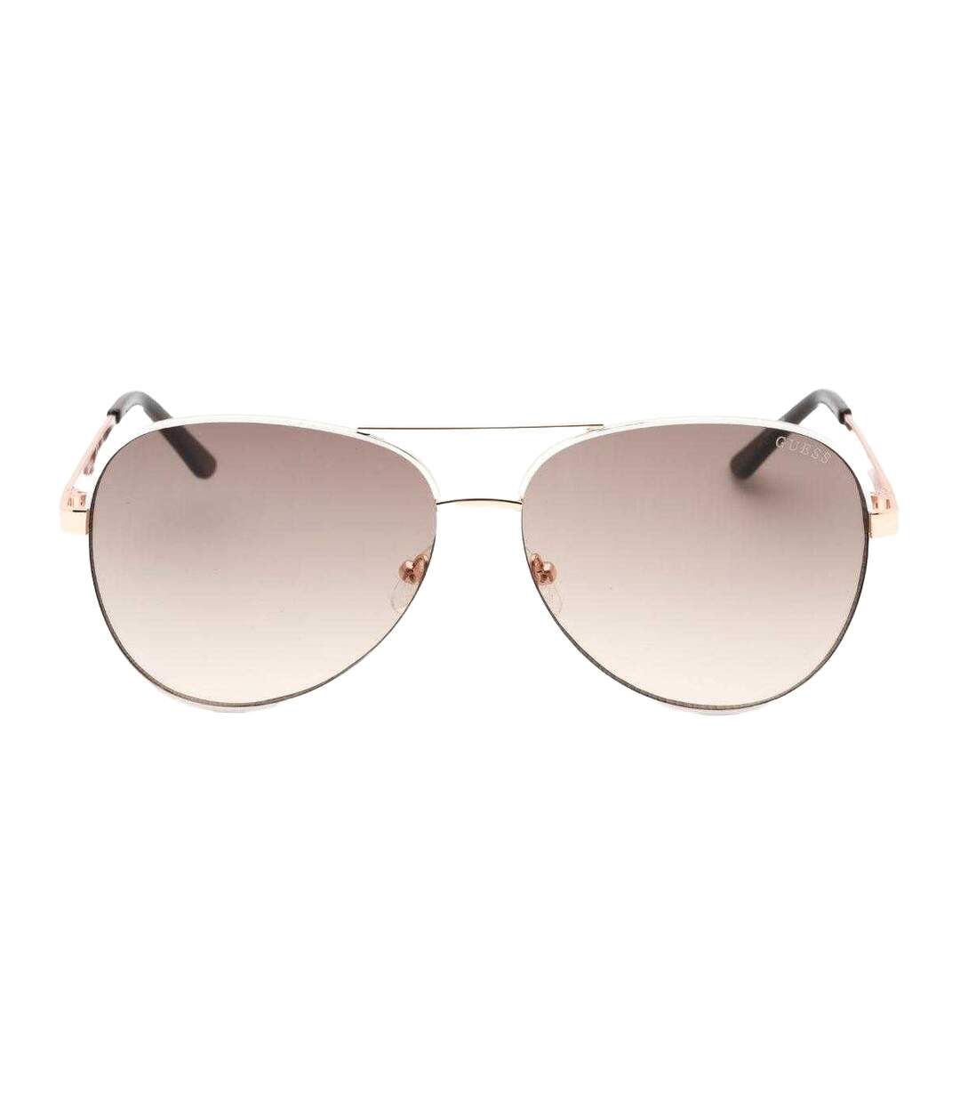 Lunettes De Soleil Motif/style Dégradé Homme Taille Unique Marron Rose Doré Guess-2