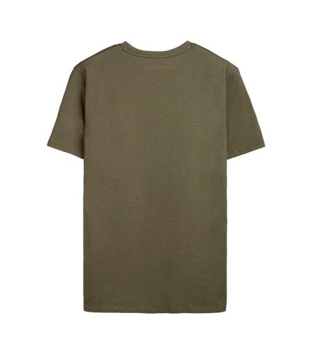 T-shirt kaki homme teddy smith total 1